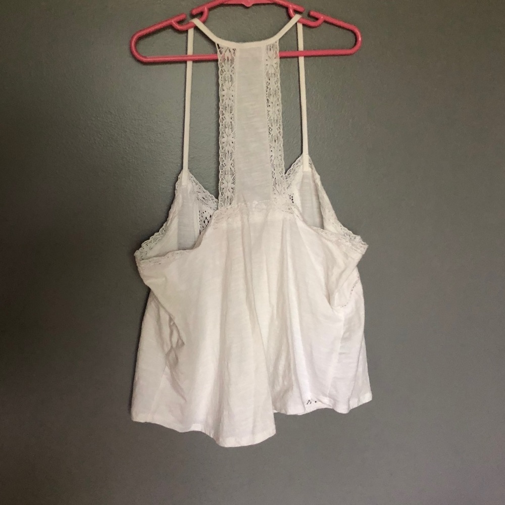 White Racerback Tank - Picture 3 of 4